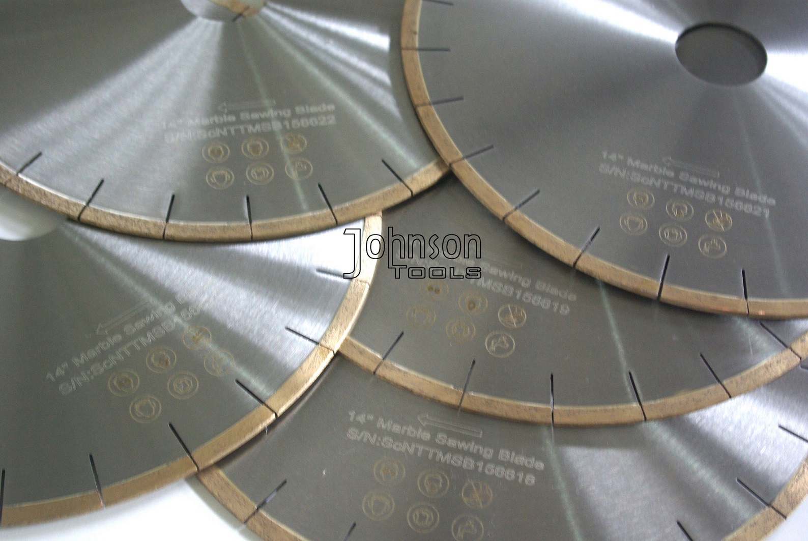 350 mm silbergelötete Diamant-Marmorschneideblätter für verschiedene Marmorarten