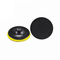 Hochwertiges 4-Zoll-Polierpad aus Kunststoff mit Haken und Schlaufe, das mit Schleifpapier-Polierpads verwendet wird